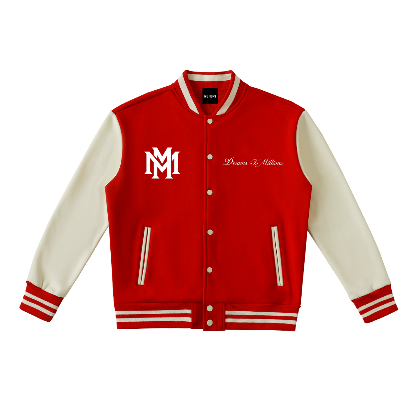 MotionsFleeced Varsity Jacket