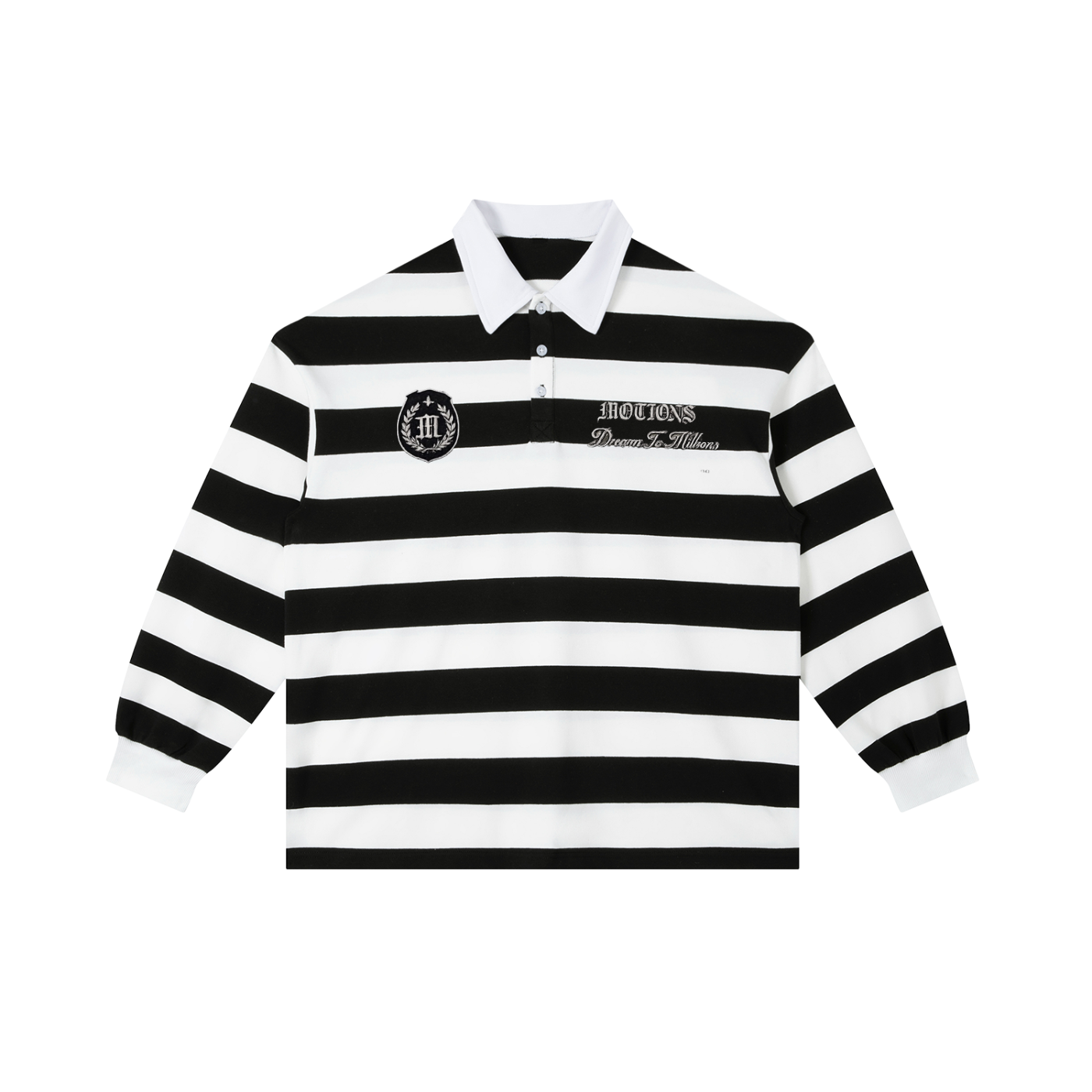 MOTIONS Ultimate  Block Stripe Polo Shirt