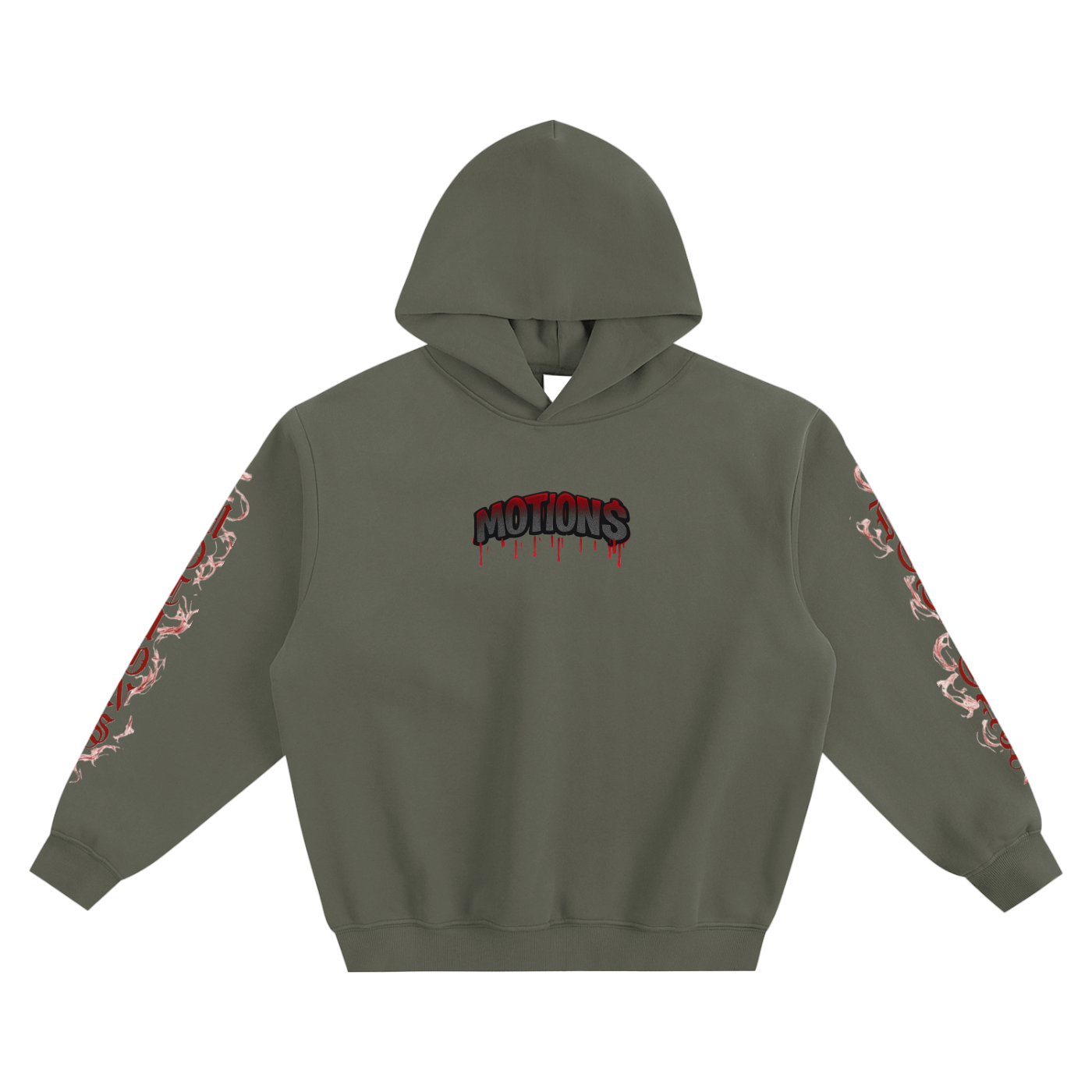 MOTIONS Fleeced Boxy Hoodie