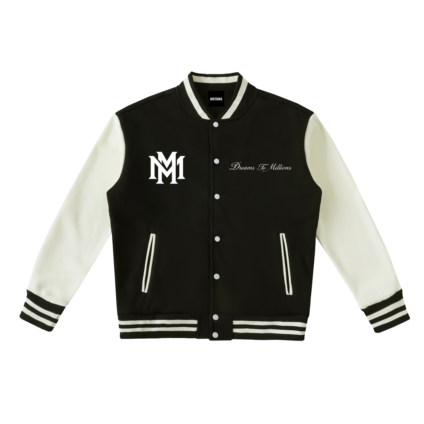MotionsFleeced Varsity Jacket