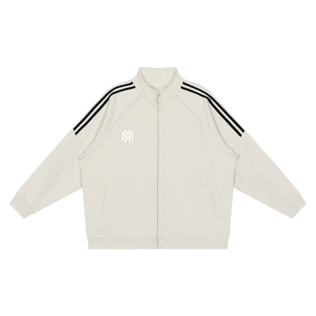 Reflection Striped Motions Sleeve  Jacket