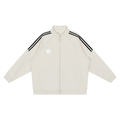 Reflection Striped Motions Sleeve  Jacket