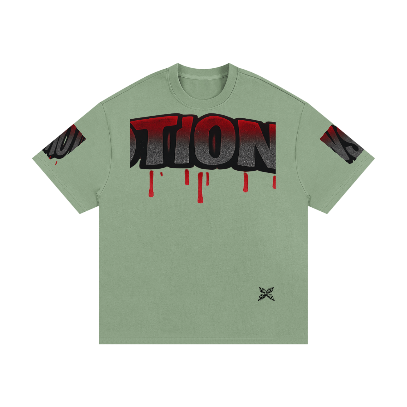 Motions splashed Drip Graphic tee