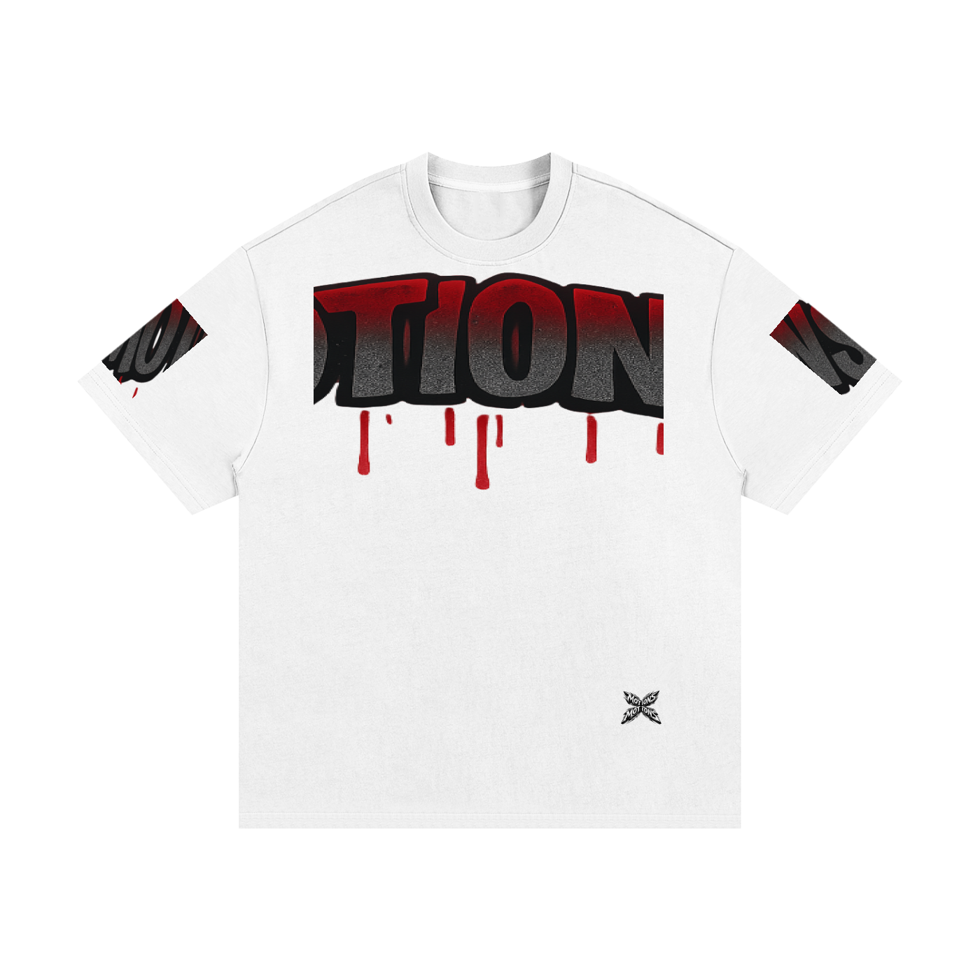 Motions splashed Drip Graphic tee