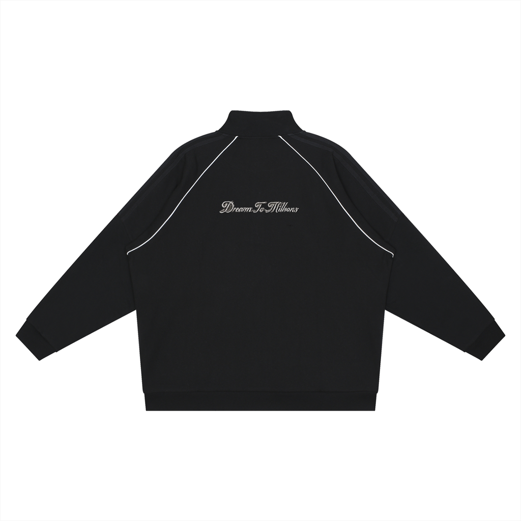 Reflection Striped Motions Sleeve  Jacket