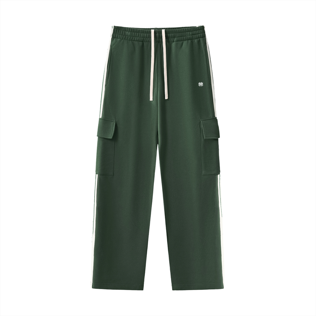 Motions Stripe Straight-Leg Pants