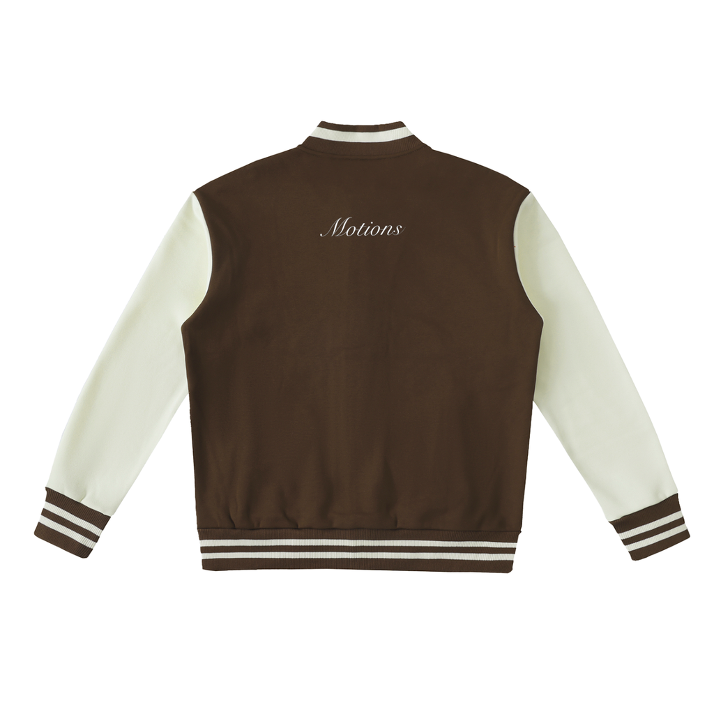 MotionsFleeced Varsity Jacket
