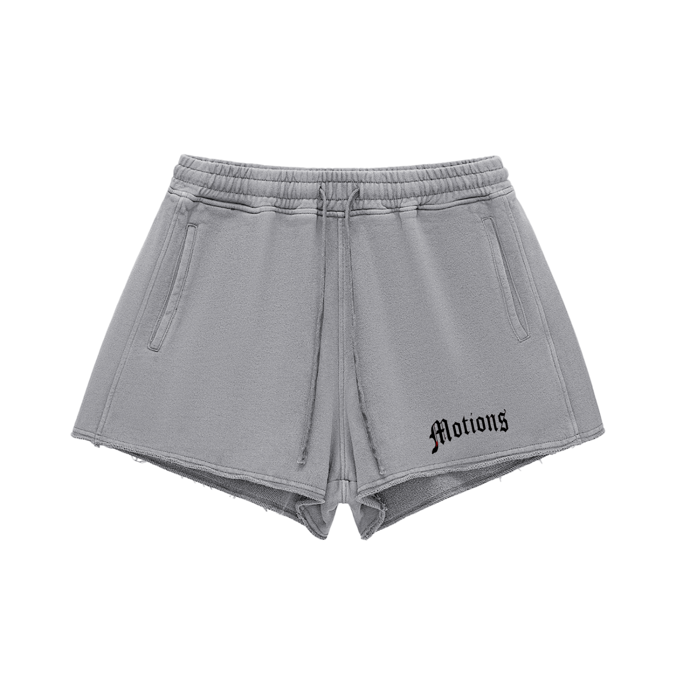 Snow Washed Drawstring Shorts