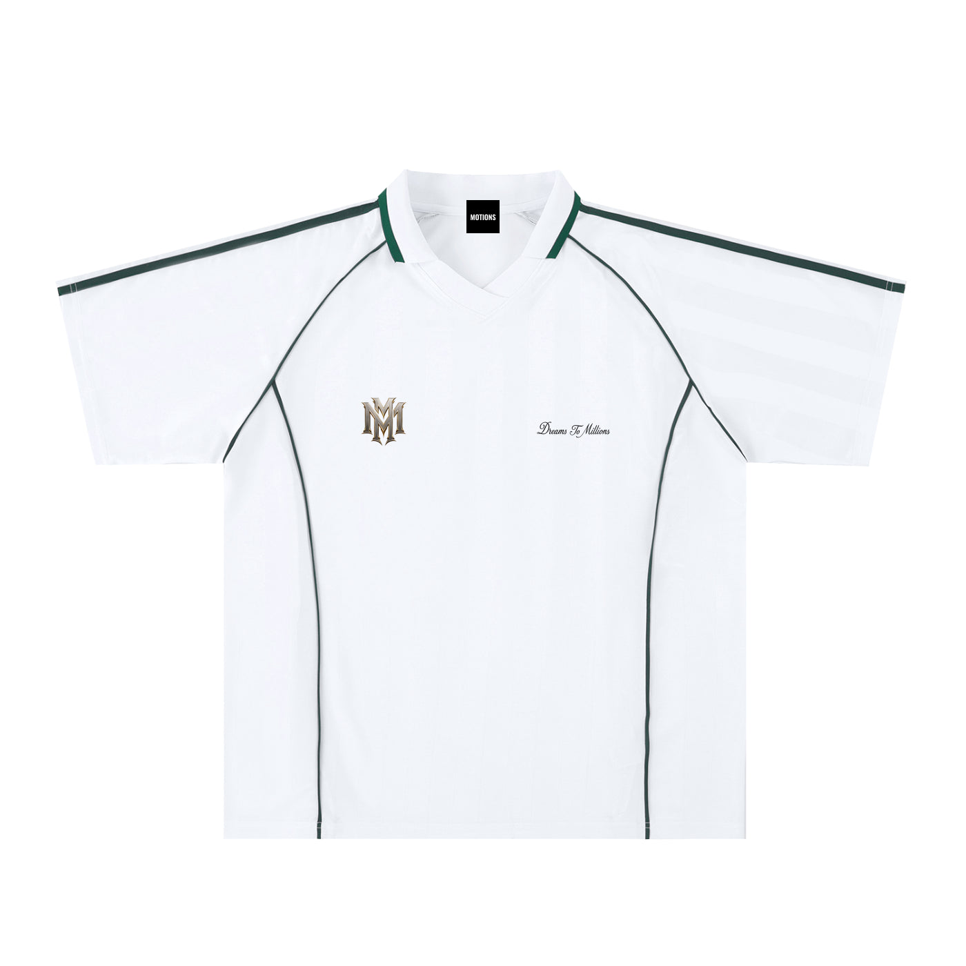 Shadow Stripe Collared Soccer Jersey