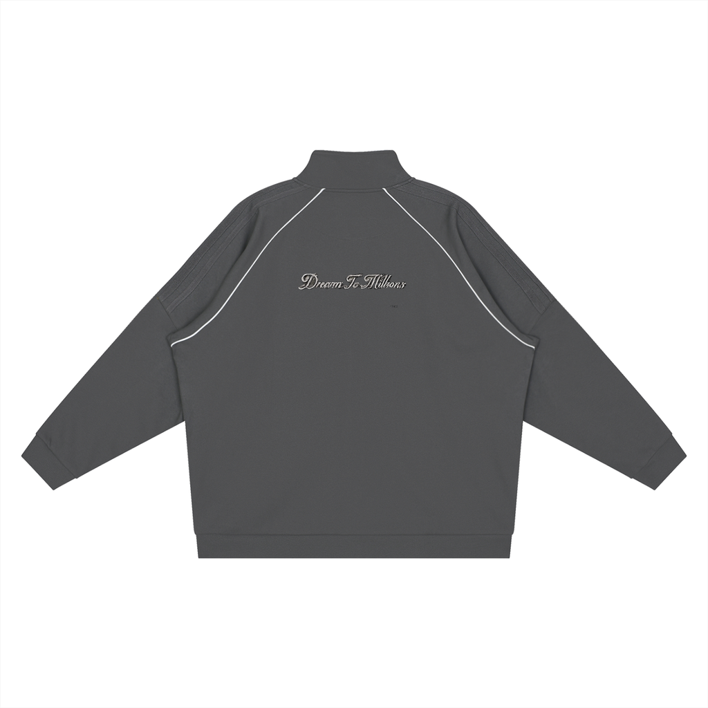 Reflection Striped Motions Sleeve  Jacket