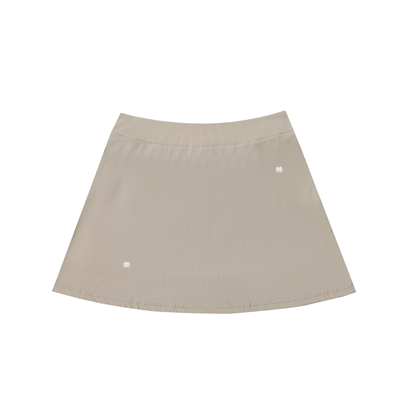 High-Waist Pocketed A-Line Skirt