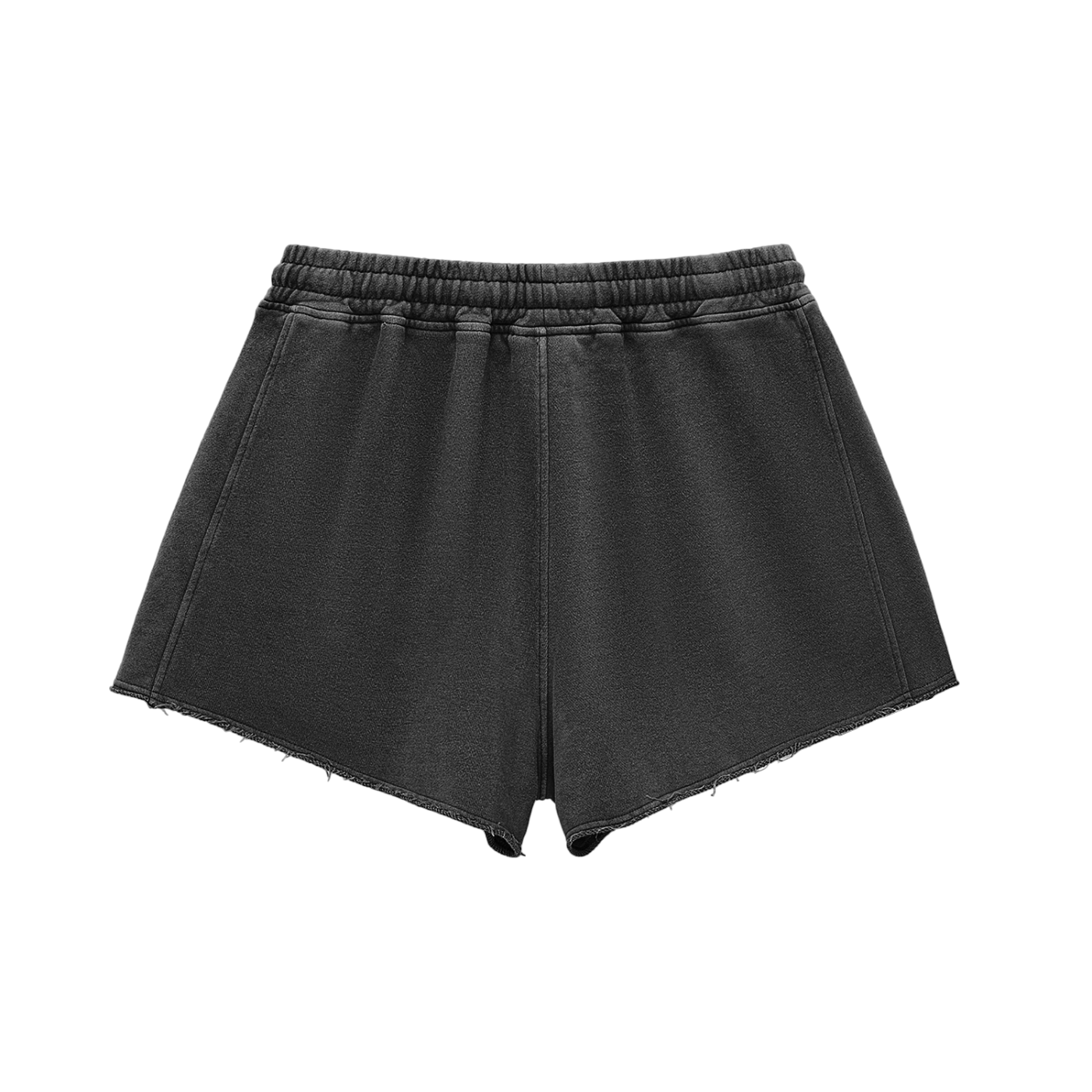 Snow Washed Drawstring Shorts