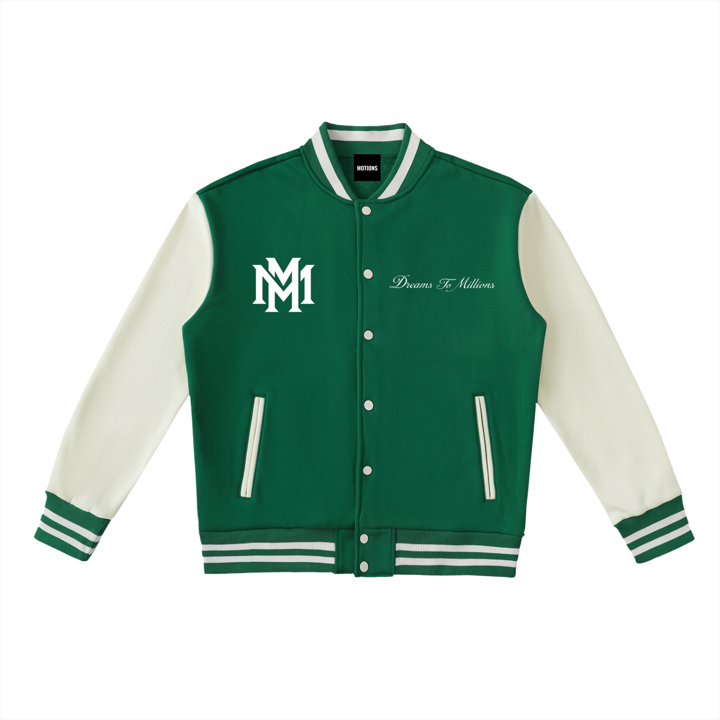 MotionsFleeced Varsity Jacket
