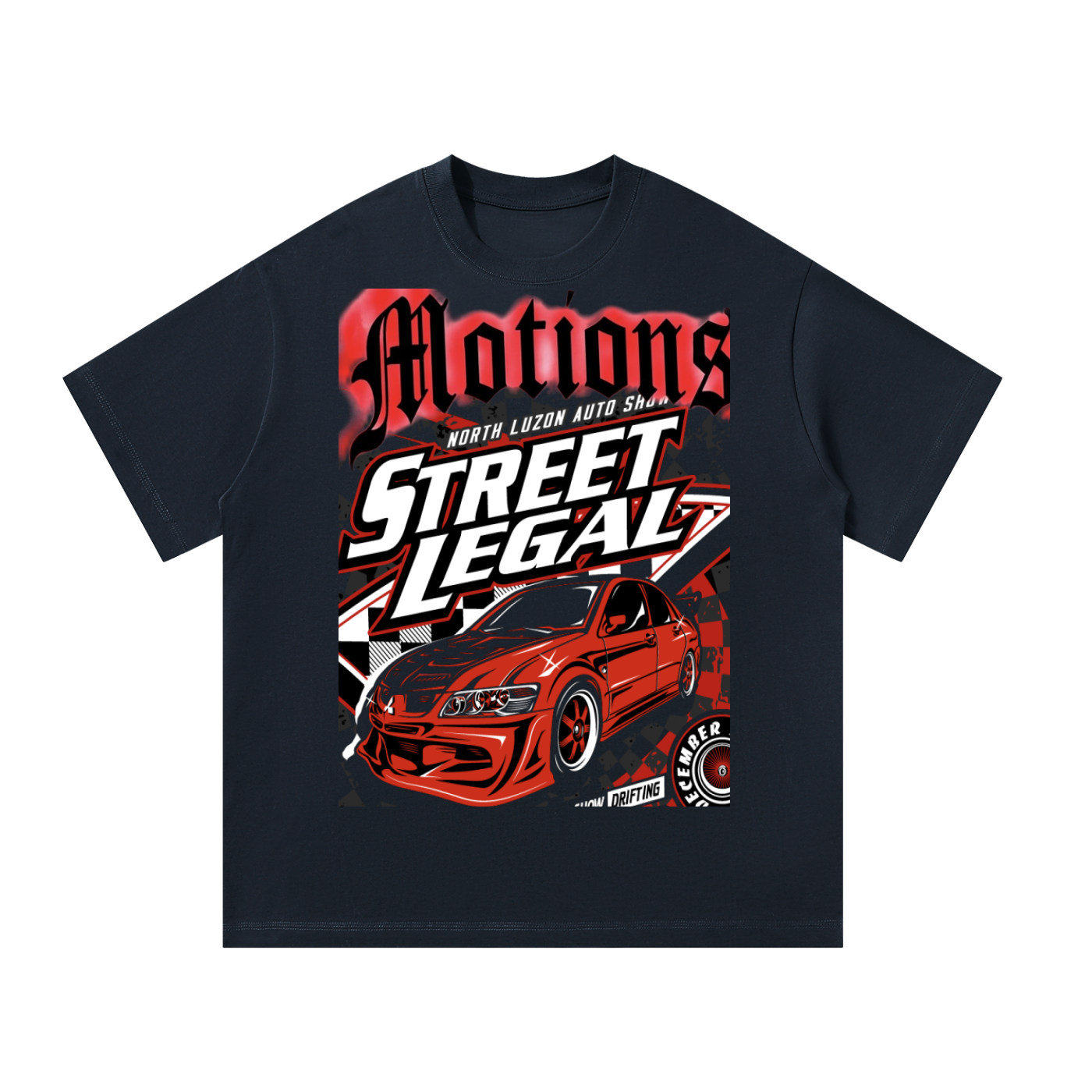 Motion Street Take Over Graphic tees