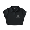 Lapel Crop Top