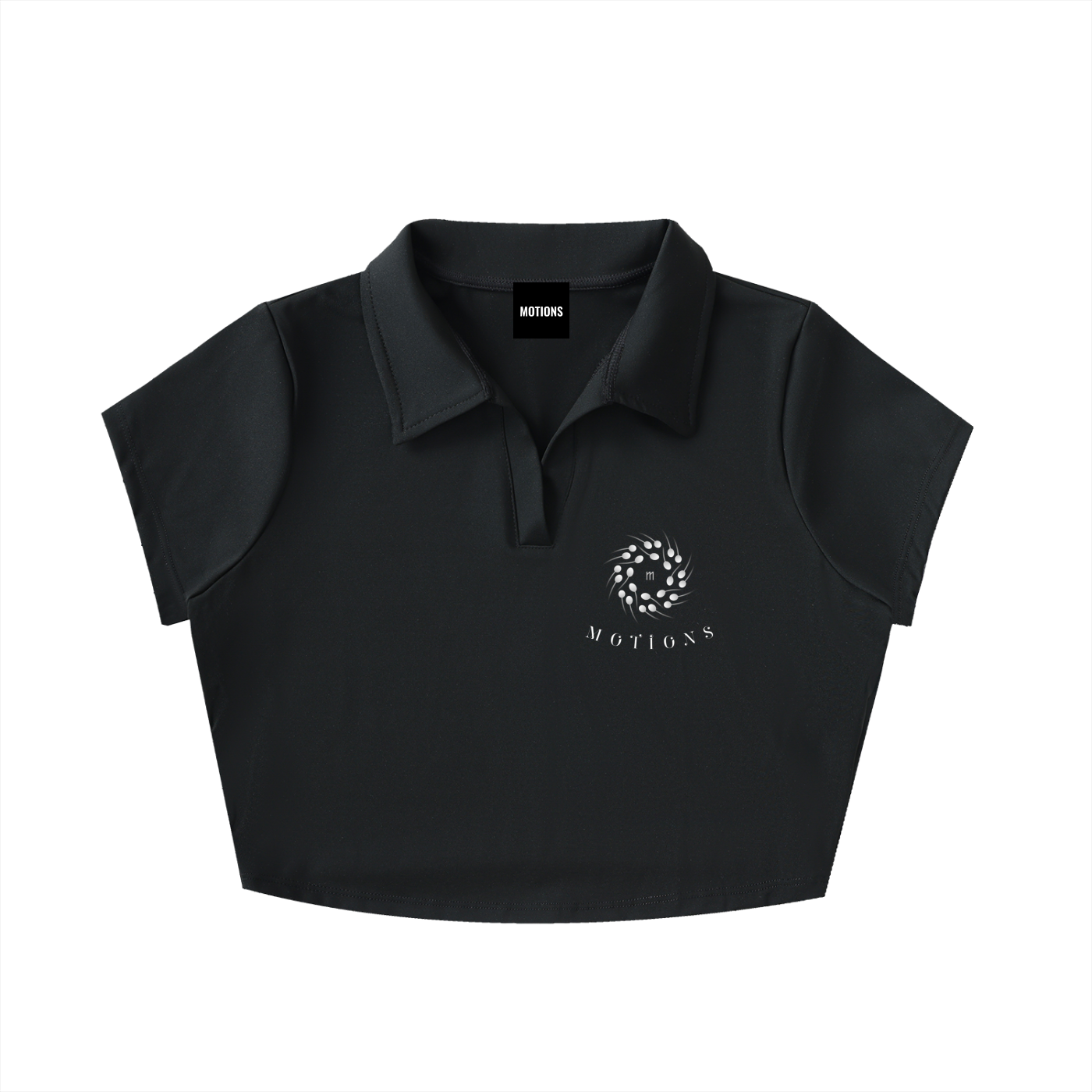 Lapel Crop Top