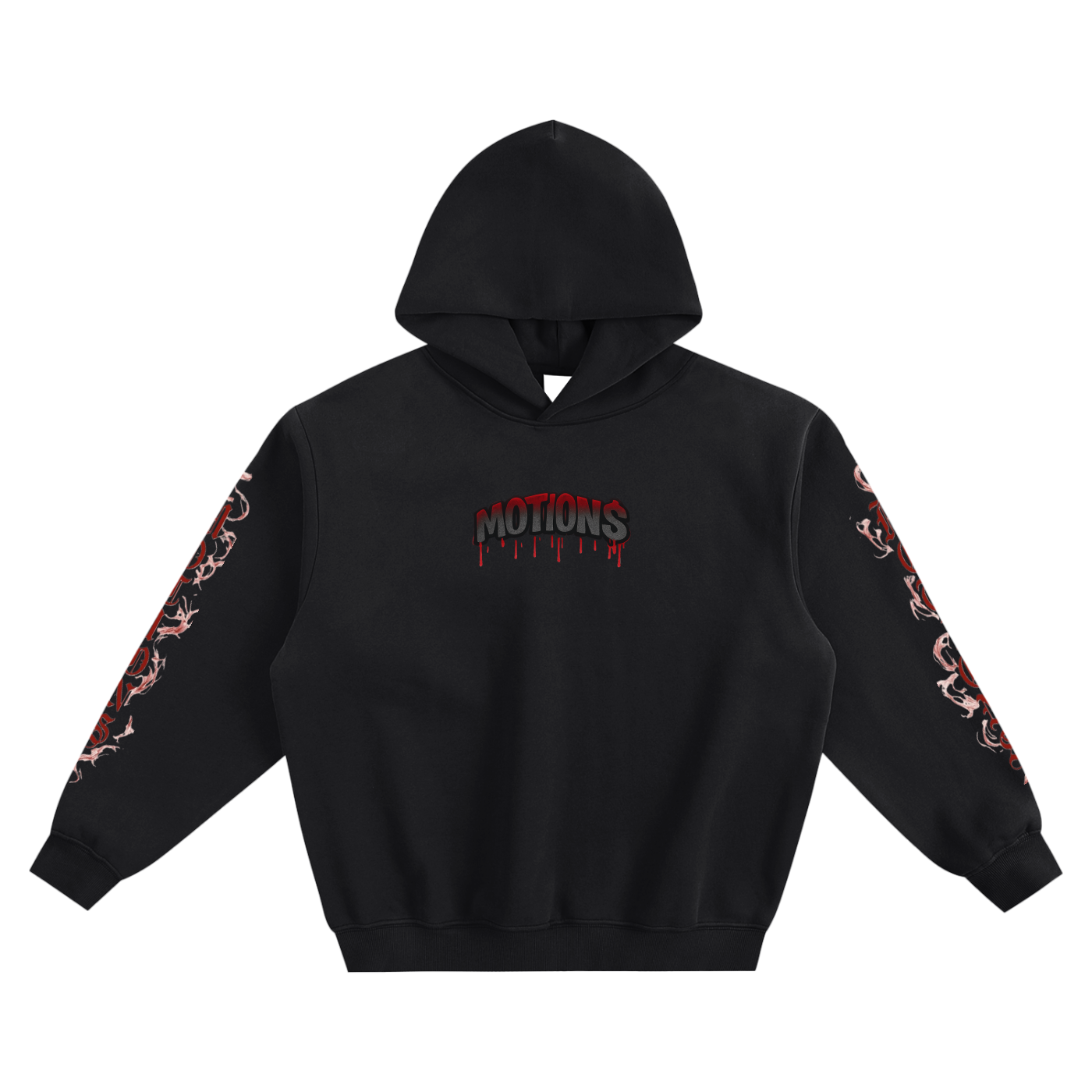 MOTIONS Fleeced Boxy Hoodie