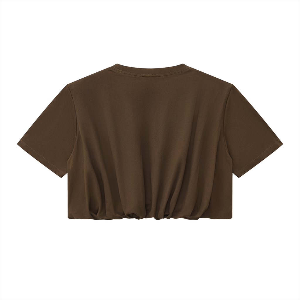 Women’s Crop Bubble Hem Motion T-Shirt
