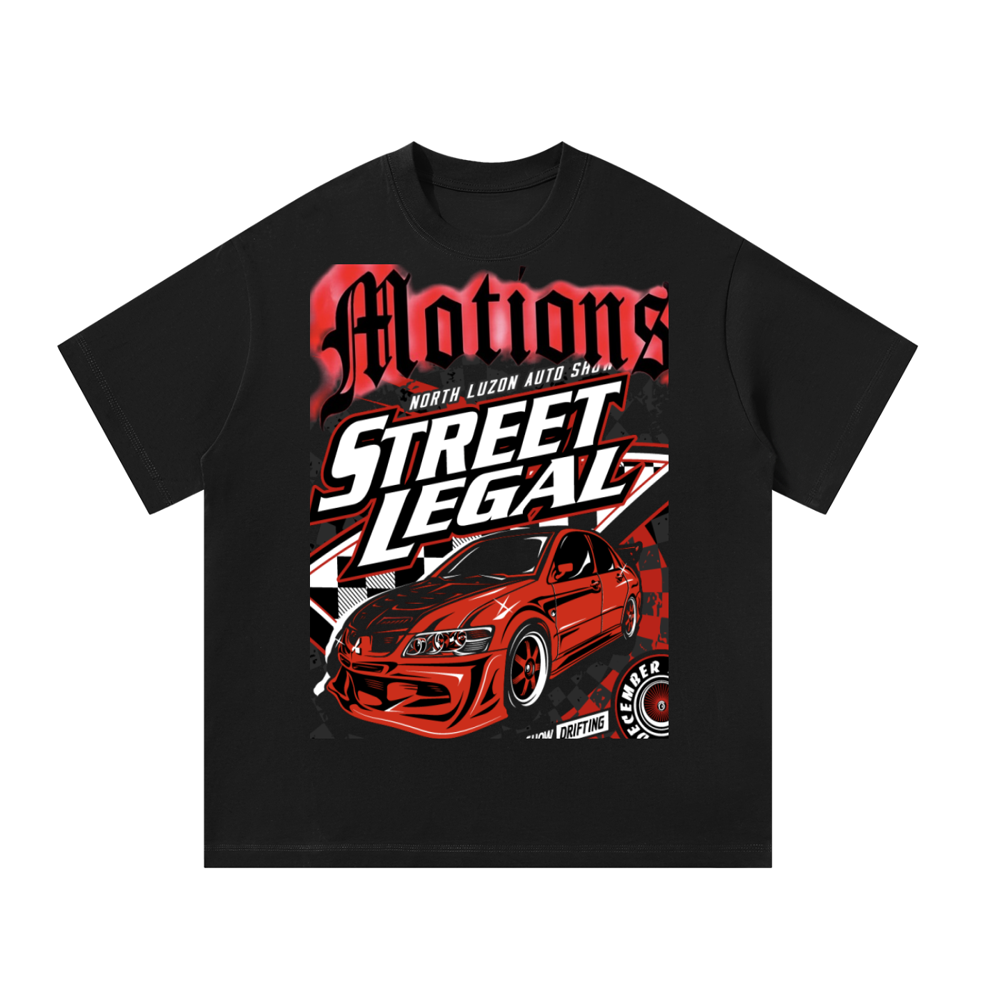Motion Street Take Over Graphic tees